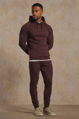 Interlock Sweat Joggers in Raisin