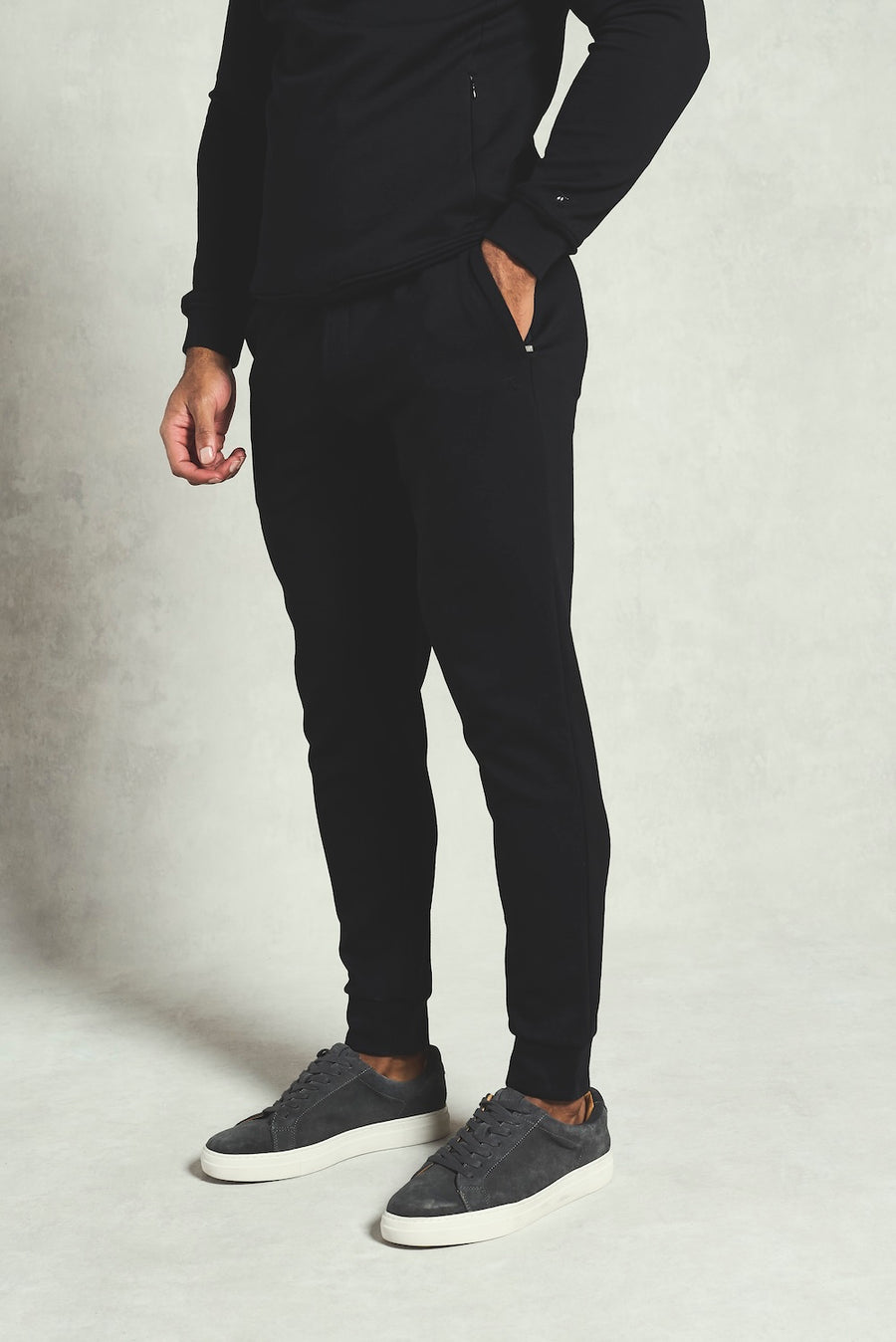 Interlock Sweat Jogger in Black - TAILORED ATHLETE - USA