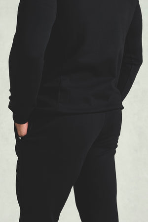 Interlock Sweat Jogger in Black - TAILORED ATHLETE - USA