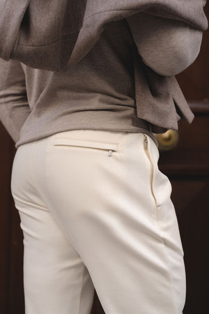 Interlock Sweat Jogger in Winter White - TAILORED ATHLETE - USA