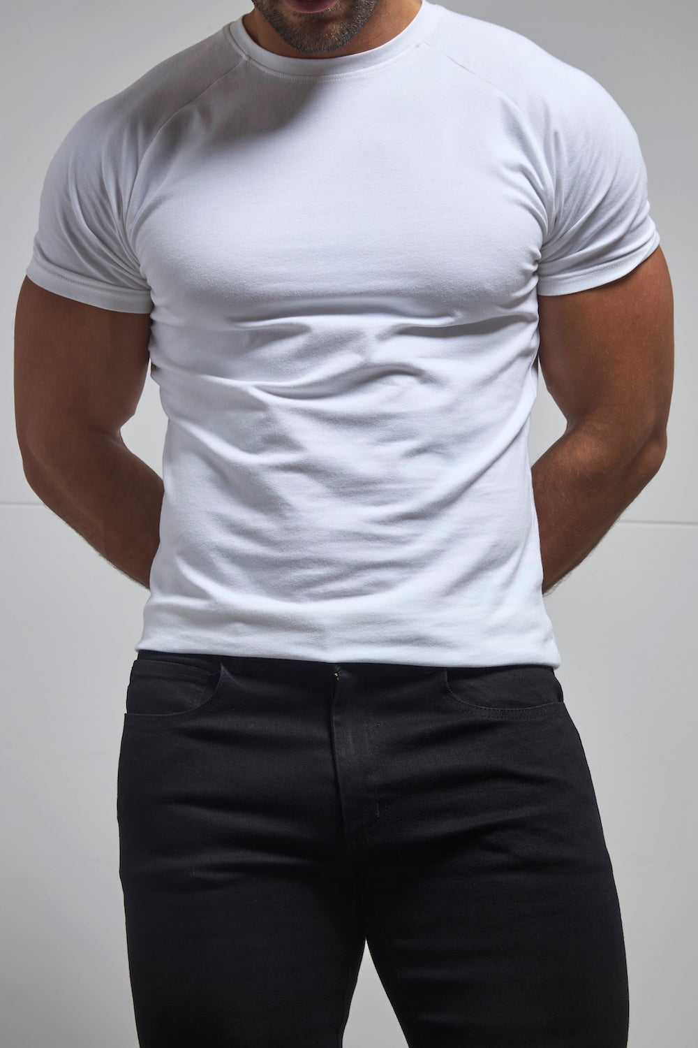 Athletic Fit Jeans in Black - TAILORED ATHLETE - USA