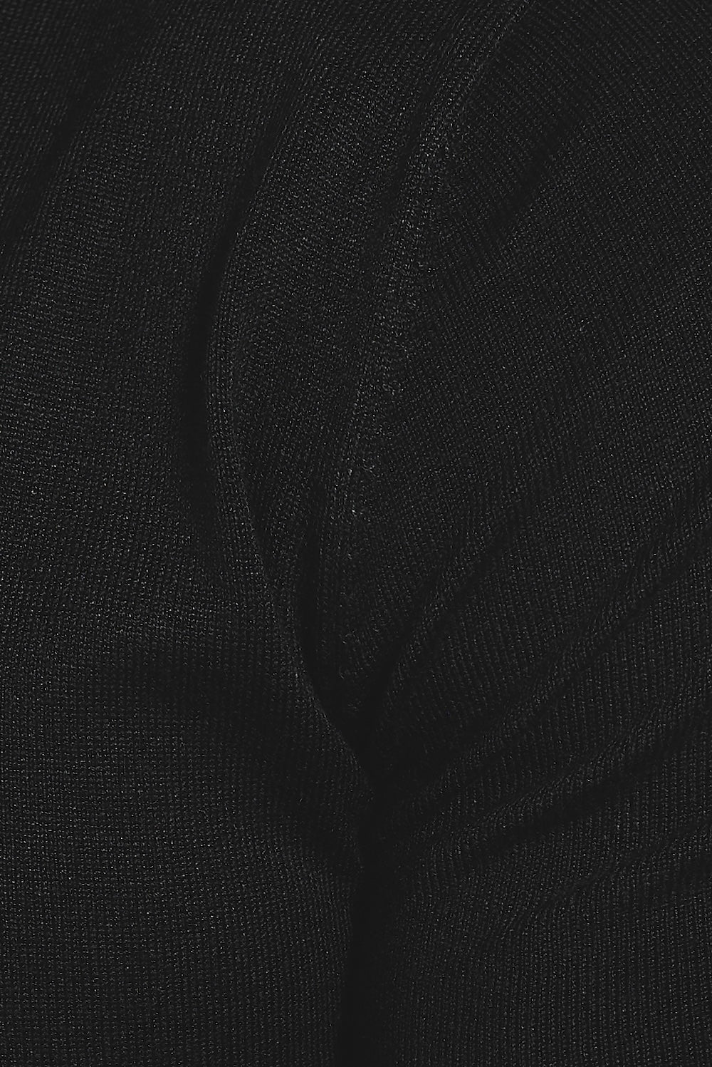 Knitted Shirt in Black - TAILORED ATHLETE - USA