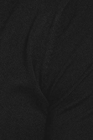 Knitted Shirt in Black - TAILORED ATHLETE - USA