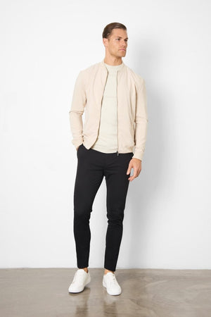 Light Weight Bomber Jacket in Stone - TAILORED ATHLETE - USA