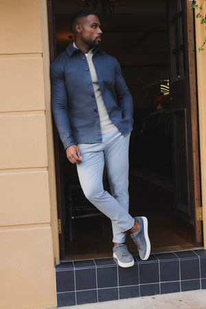 Lightweight Overshirt in Airforce