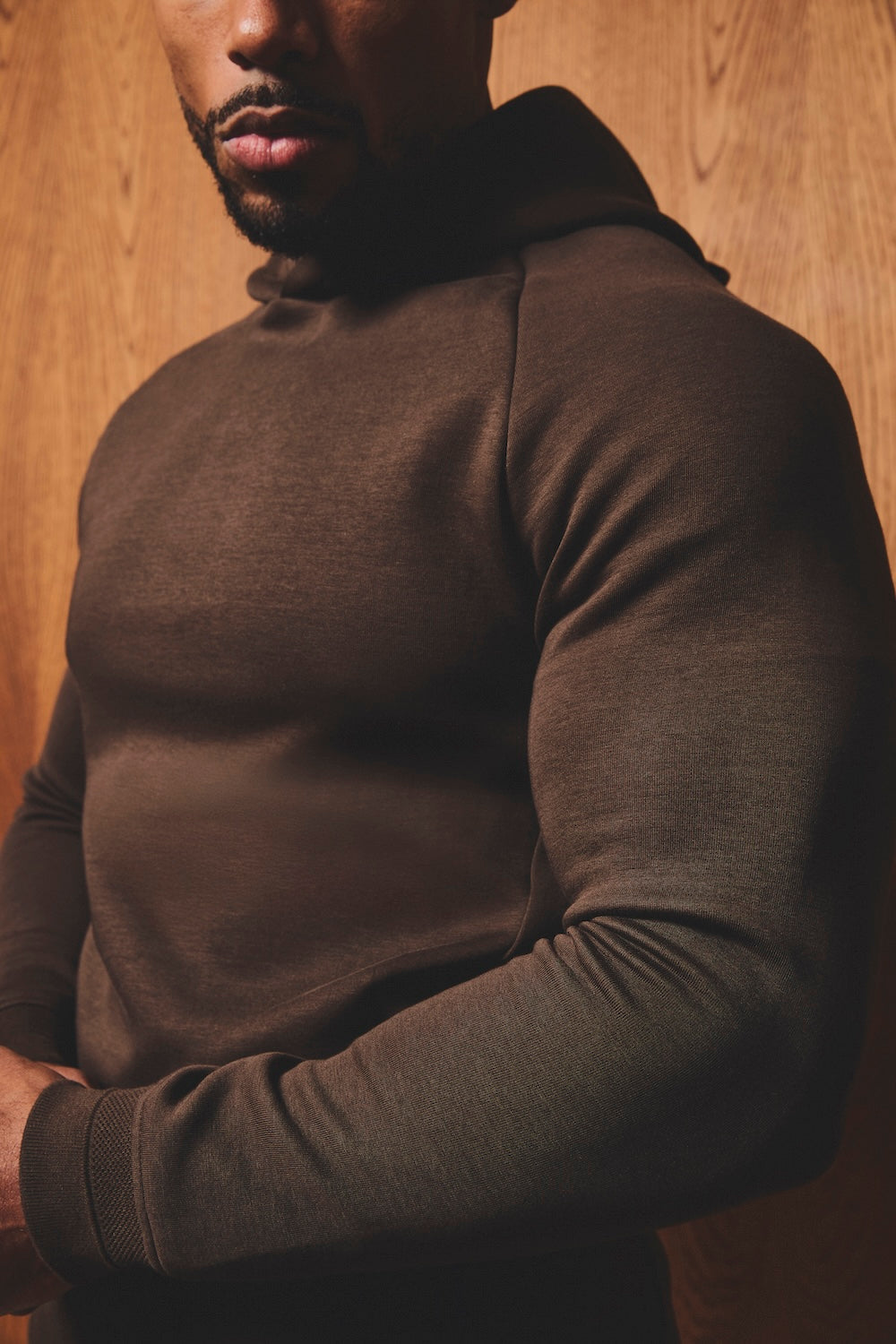 Luxe Sweat Hoodie in Chocolate - TAILORED ATHLETE - USA