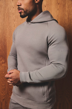 Luxe Sweat Hoodie in Mushroom - TAILORED ATHLETE - USA