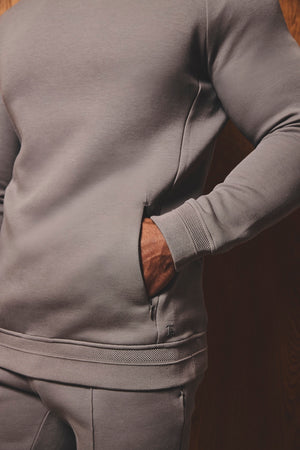 Luxe Sweat Hoodie in Mushroom - TAILORED ATHLETE - USA