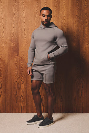 Luxe Sweat Hoodie in Mushroom - TAILORED ATHLETE - USA