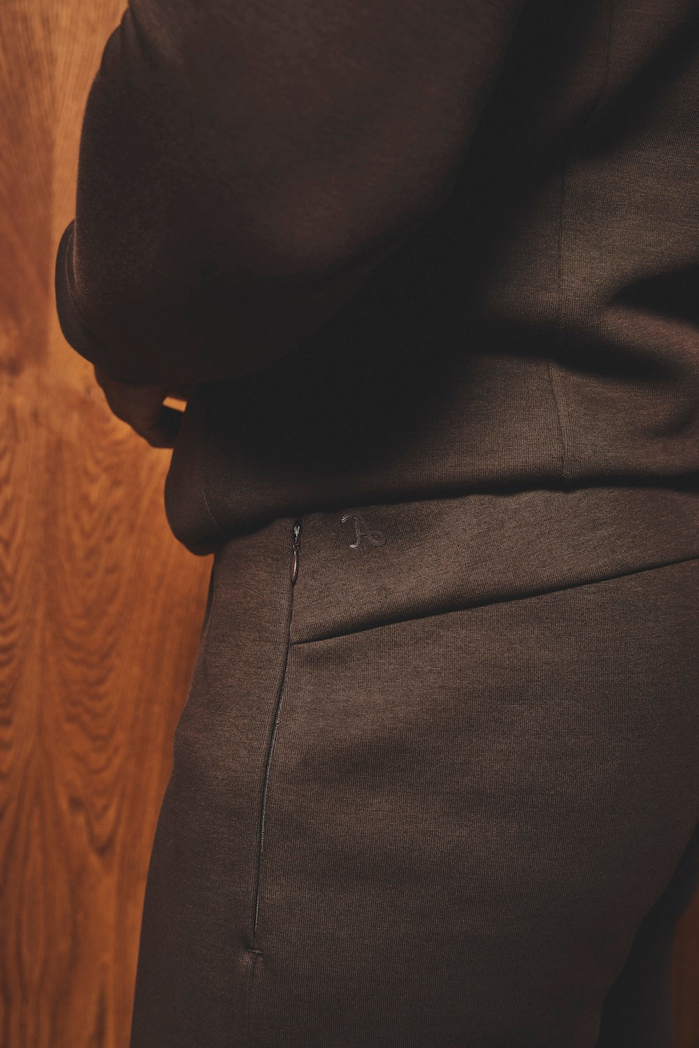 Luxe Sweat Shorts in Chocolate - TAILORED ATHLETE - USA