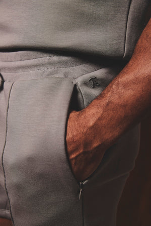 Luxe Sweat Shorts in Mushroom - TAILORED ATHLETE - USA