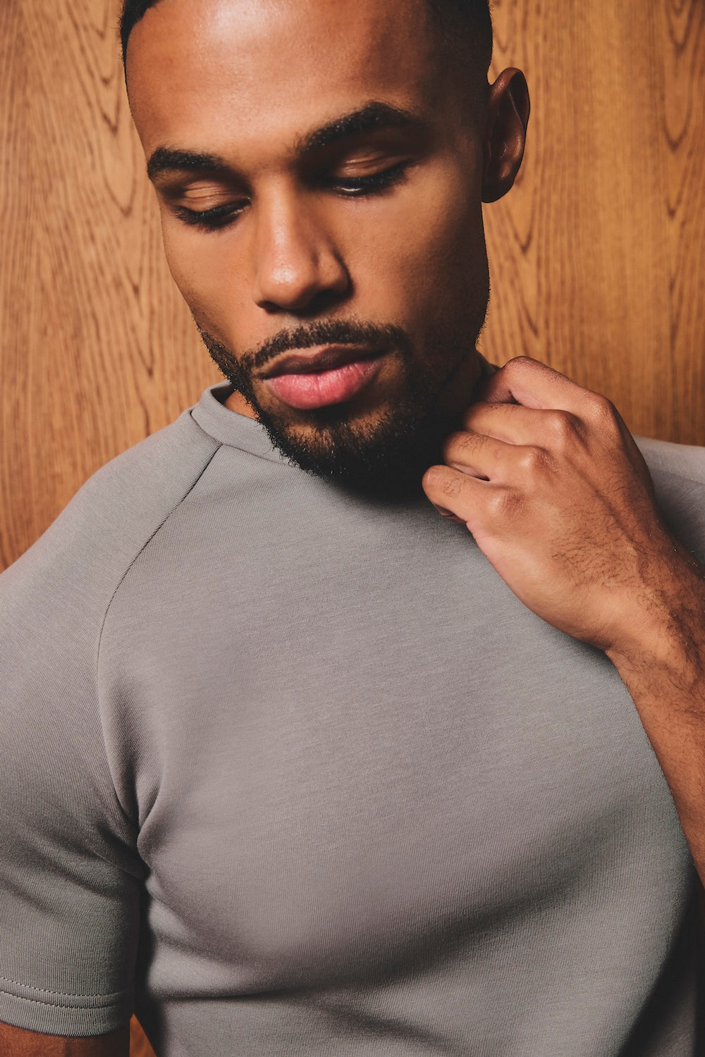 Luxe Sweat T-Shirt in Mushroom - TAILORED ATHLETE - USA