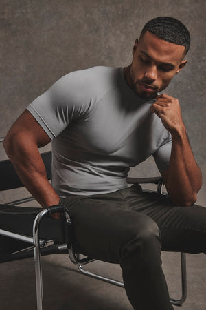 Athletic Fit T-Shirt in Grey - TAILORED ATHLETE - USA
