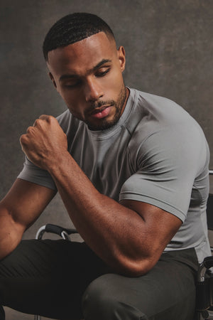 Athletic Fit T-Shirt in Grey - TAILORED ATHLETE - USA