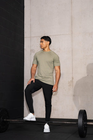 Essential Training Top in Khaki - TAILORED ATHLETE - USA