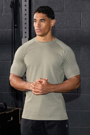 Essential Training Top in Khaki - TAILORED ATHLETE - USA