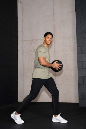 Essential Training Top in Khaki - TAILORED ATHLETE - USA