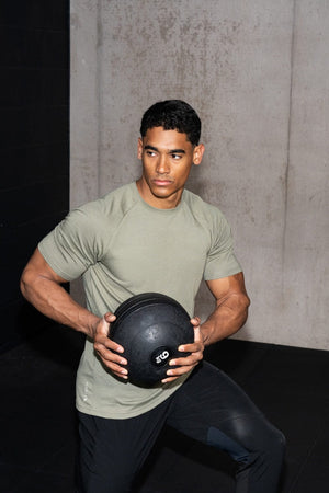 Essential Training Top in Khaki - TAILORED ATHLETE - USA