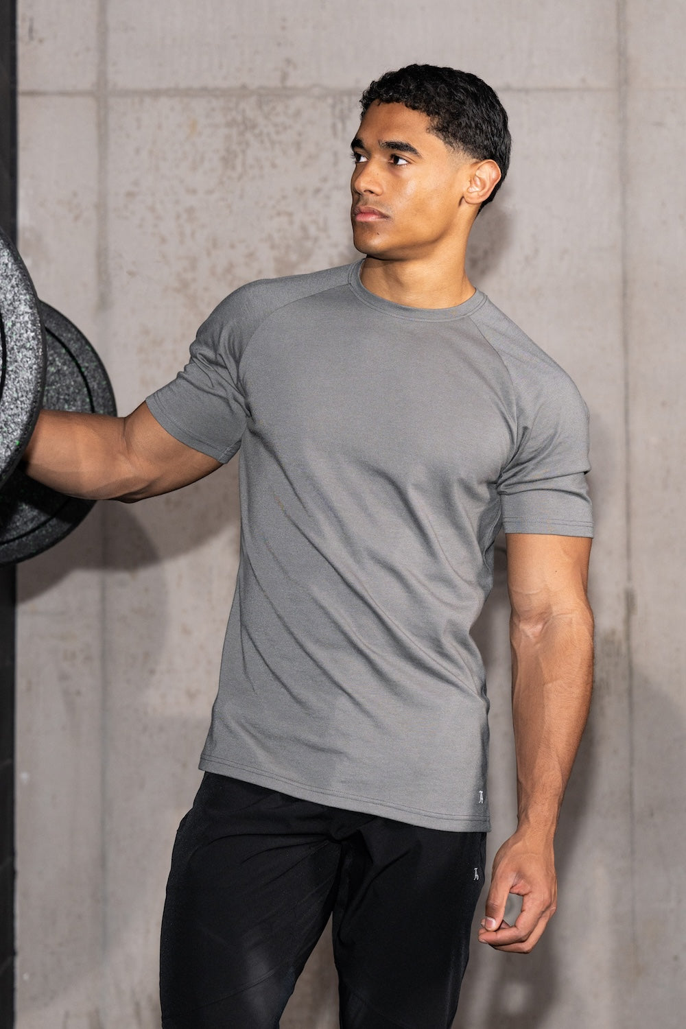 3 Pack Essential Training Top in Charcoal - TAILORED ATHLETE - USA