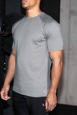 3 Pack Essential Training Top in Charcoal - TAILORED ATHLETE - USA