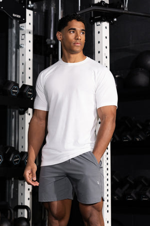 3 Pack Essential Training Top in White - TAILORED ATHLETE - USA