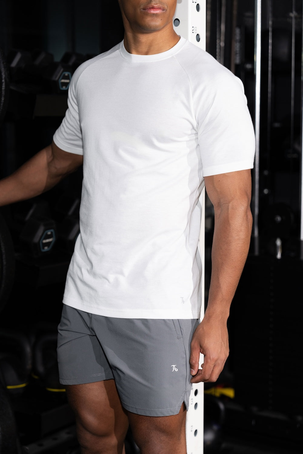 3 Pack Essential Training Top in White - TAILORED ATHLETE - USA
