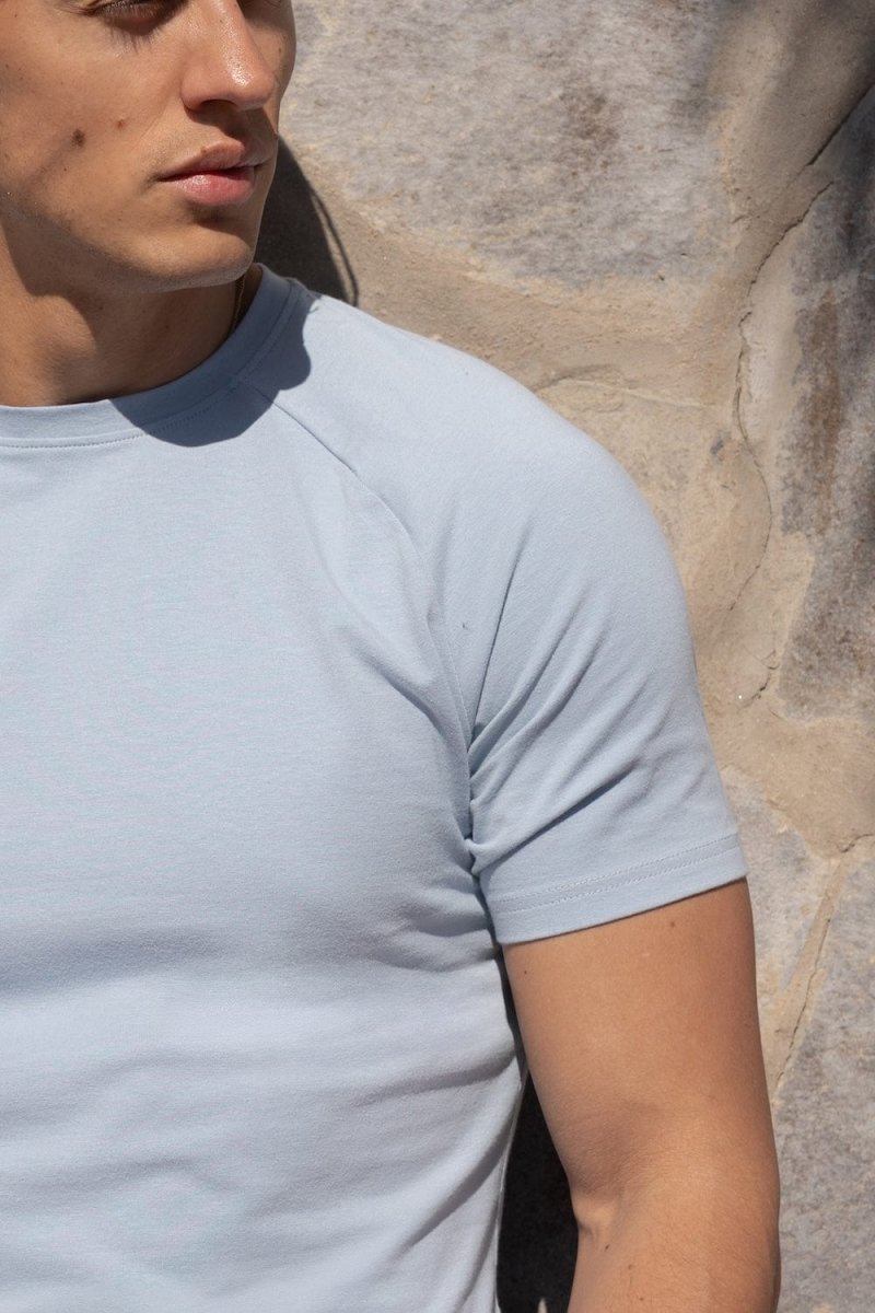 Athletic Fit T-Shirt in Pale Blue - TAILORED ATHLETE - USA