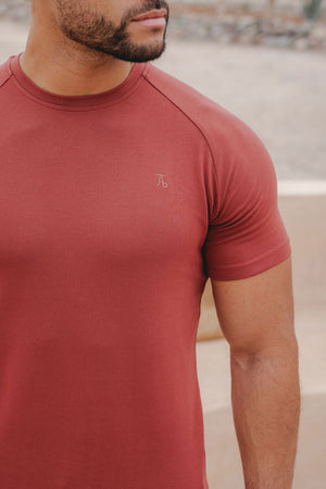 Premium Athletic Fit T-Shirt in Paprika - TAILORED ATHLETE - USA