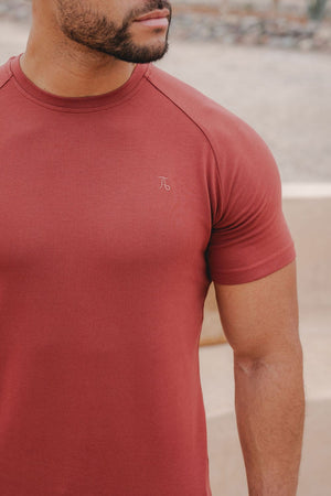 Premium Athletic Fit T-Shirt in Paprika - TAILORED ATHLETE - USA