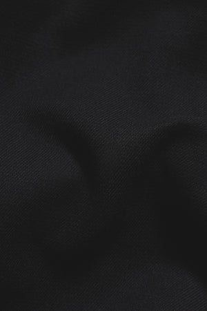 Melange Woven Shacket in Black - TAILORED ATHLETE - USA