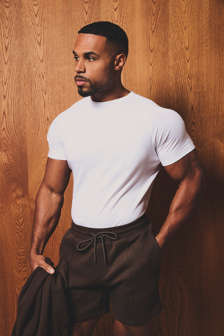 Mercerised Cotton T-Shirt in White - TAILORED ATHLETE - USA