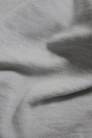 Extra Fine Merino Wool Half Zip Neck Sweater in Dove Grey - TAILORED ATHLETE - USA