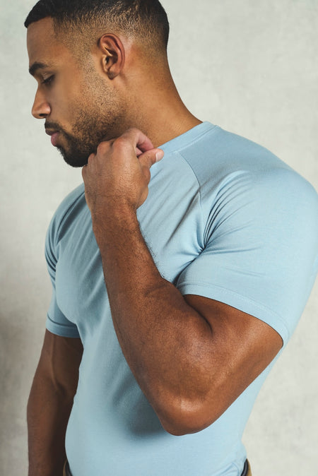 Athletic Fit T-Shirt in Blue - TAILORED ATHLETE - USA
