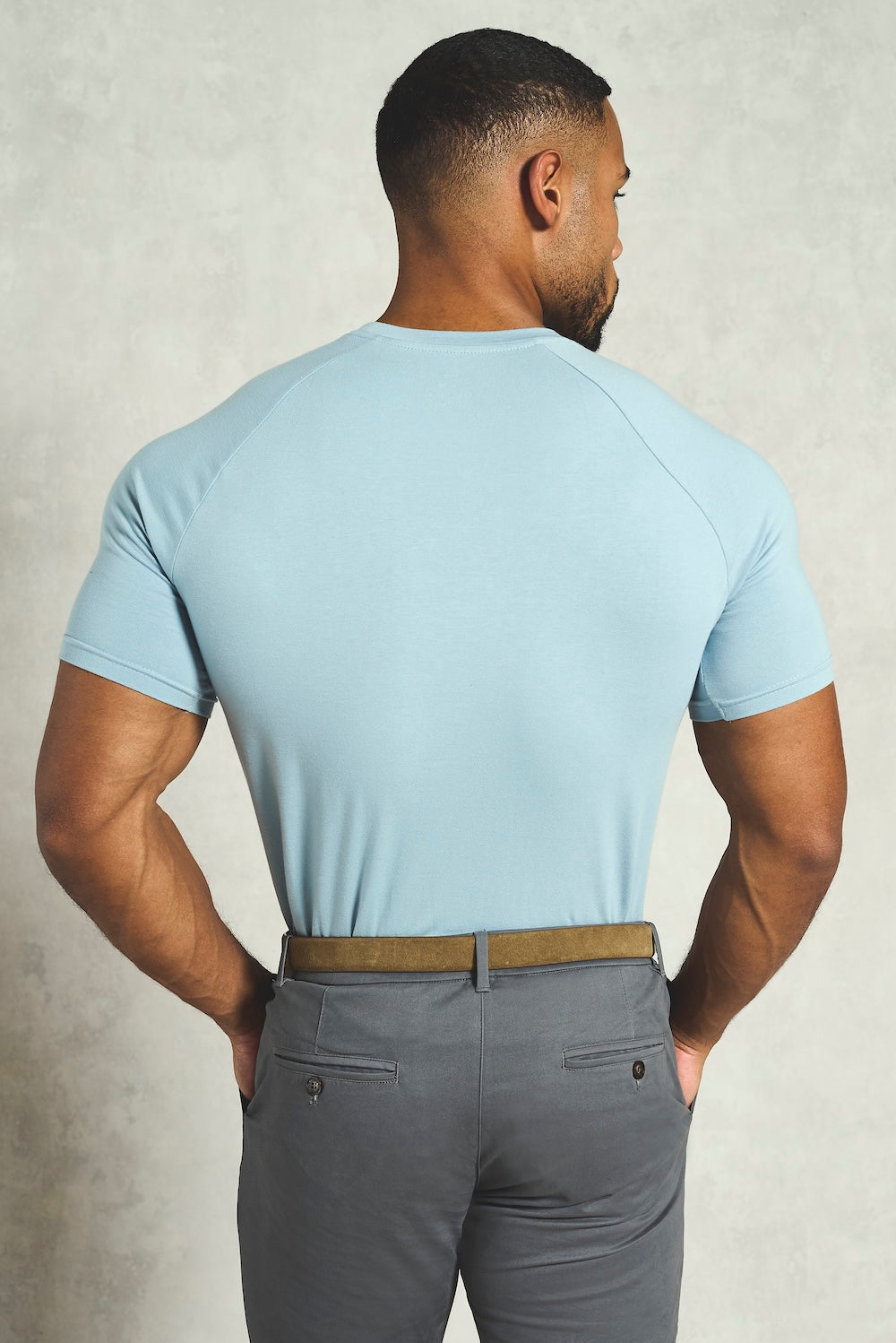 Athletic Fit T-Shirt in Blue - TAILORED ATHLETE - USA