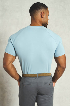 Athletic Fit T-Shirt in Blue - TAILORED ATHLETE - USA