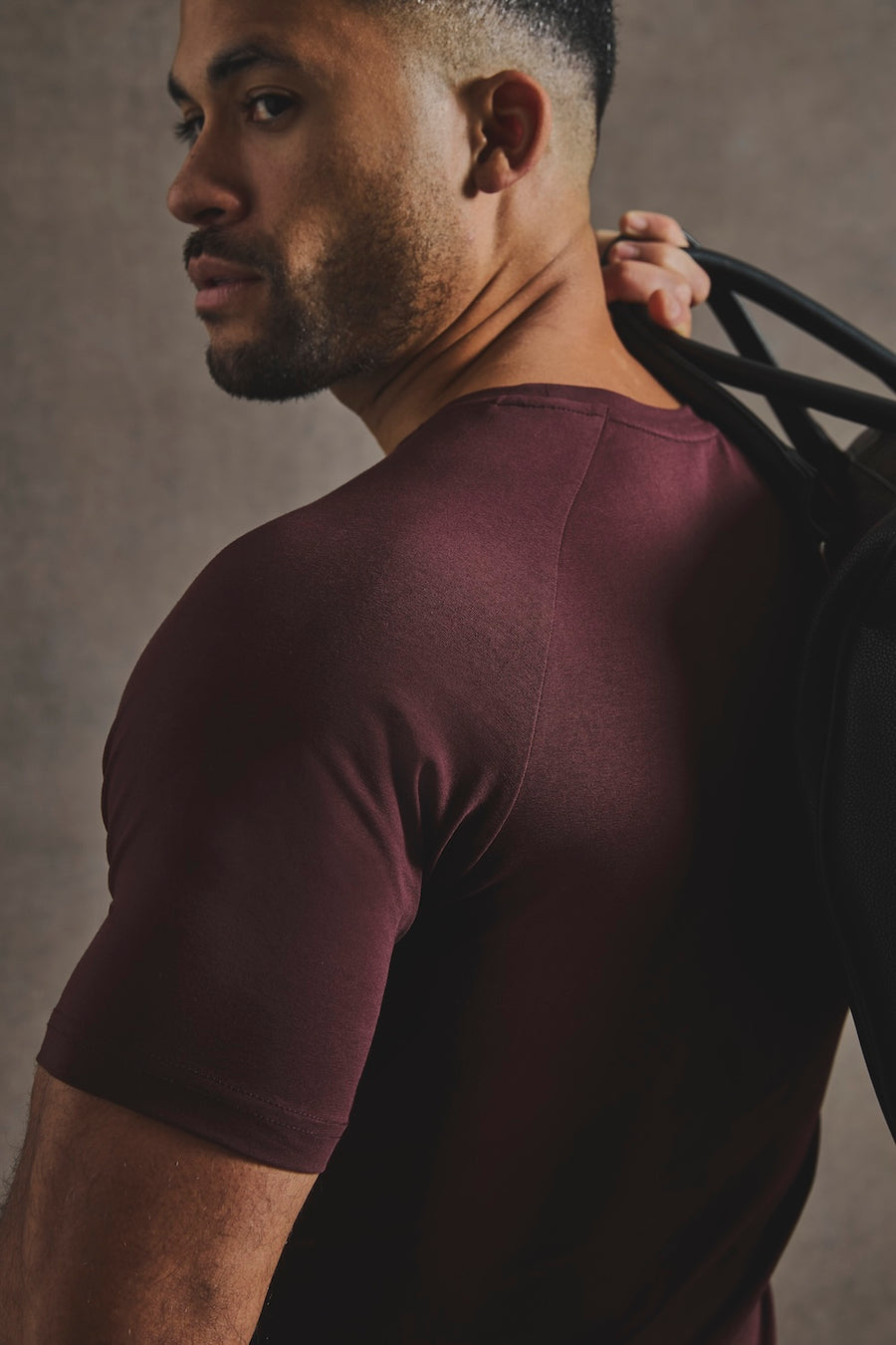 Athletic Fit T-Shirt in Bordeaux - TAILORED ATHLETE - USA