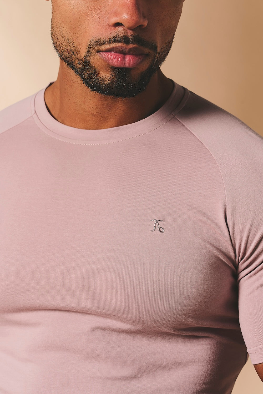 Athletic Fit T-Shirt in Mauve Pink - TAILORED ATHLETE - USA