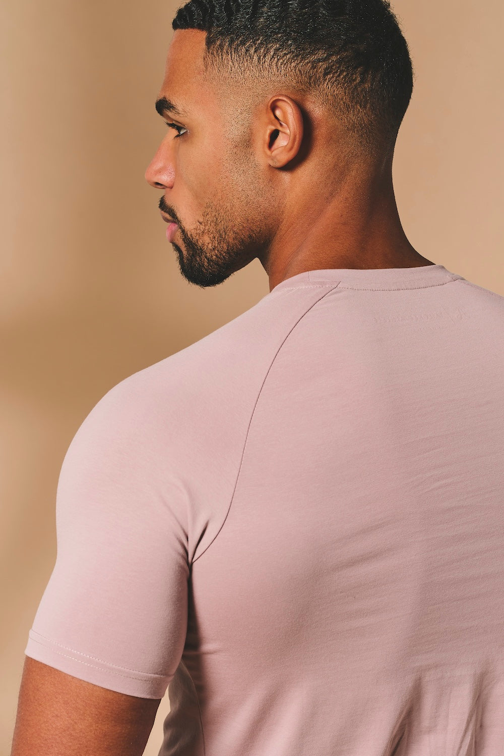 Athletic Fit T-Shirt in Mauve Pink - TAILORED ATHLETE - USA