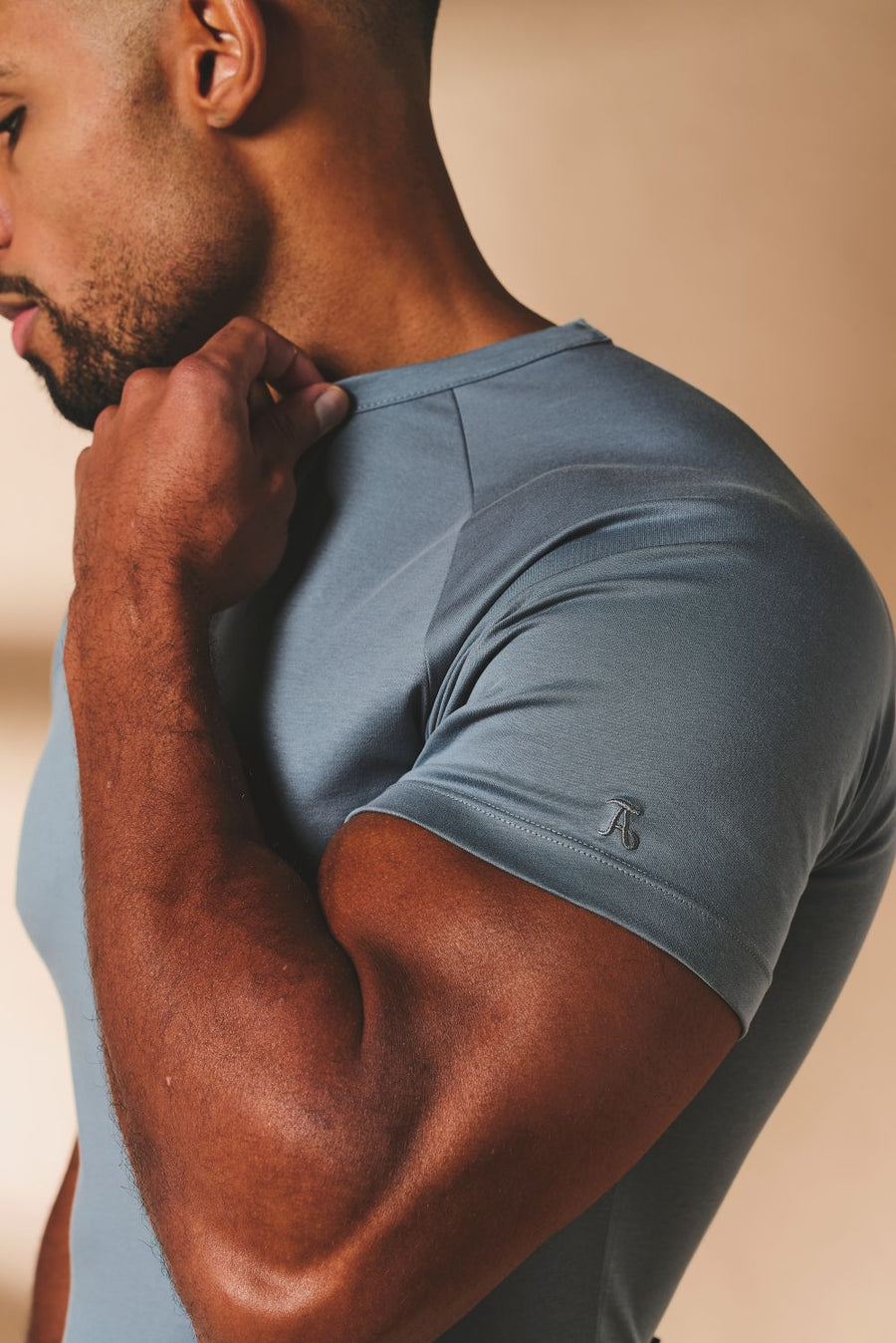Athletic Fit T-Shirt in Pale Blue - TAILORED ATHLETE - USA