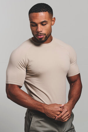 Athletic Fit T-Shirt in Sand - TAILORED ATHLETE - USA