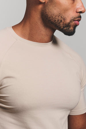 Athletic Fit T-Shirt in Sand - TAILORED ATHLETE - USA