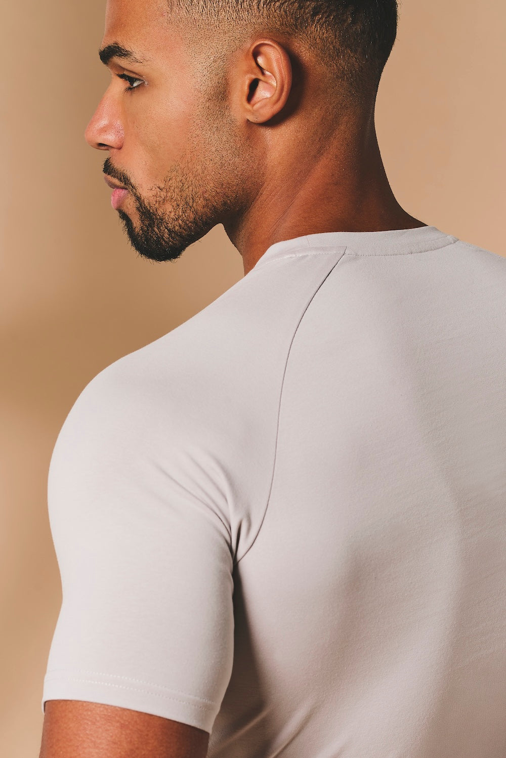 Athletic Fit T-Shirt in Soft Grey - TAILORED ATHLETE - USA