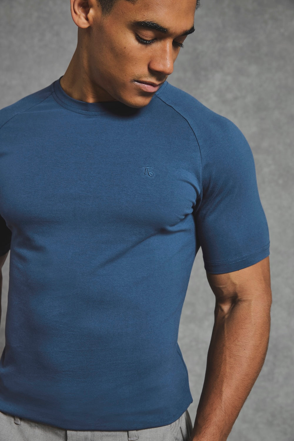 Athletic Fit T-Shirt in Teal - TAILORED ATHLETE - USA