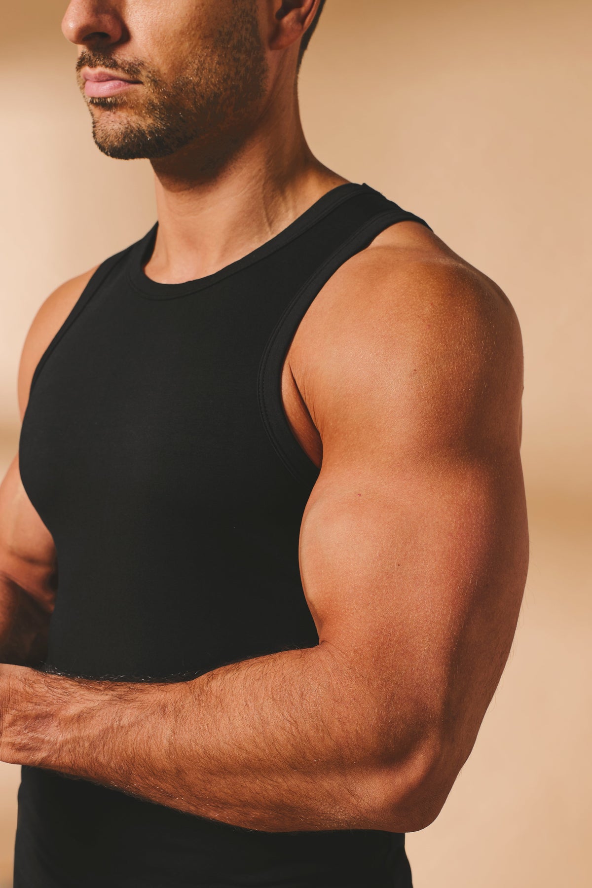 Athletic Fit Tank Top in Black - TAILORED ATHLETE - USA