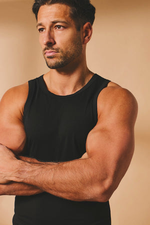 Athletic Fit Tank Top in Black - TAILORED ATHLETE - USA
