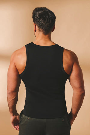Athletic Fit Tank Top in Black - TAILORED ATHLETE - USA