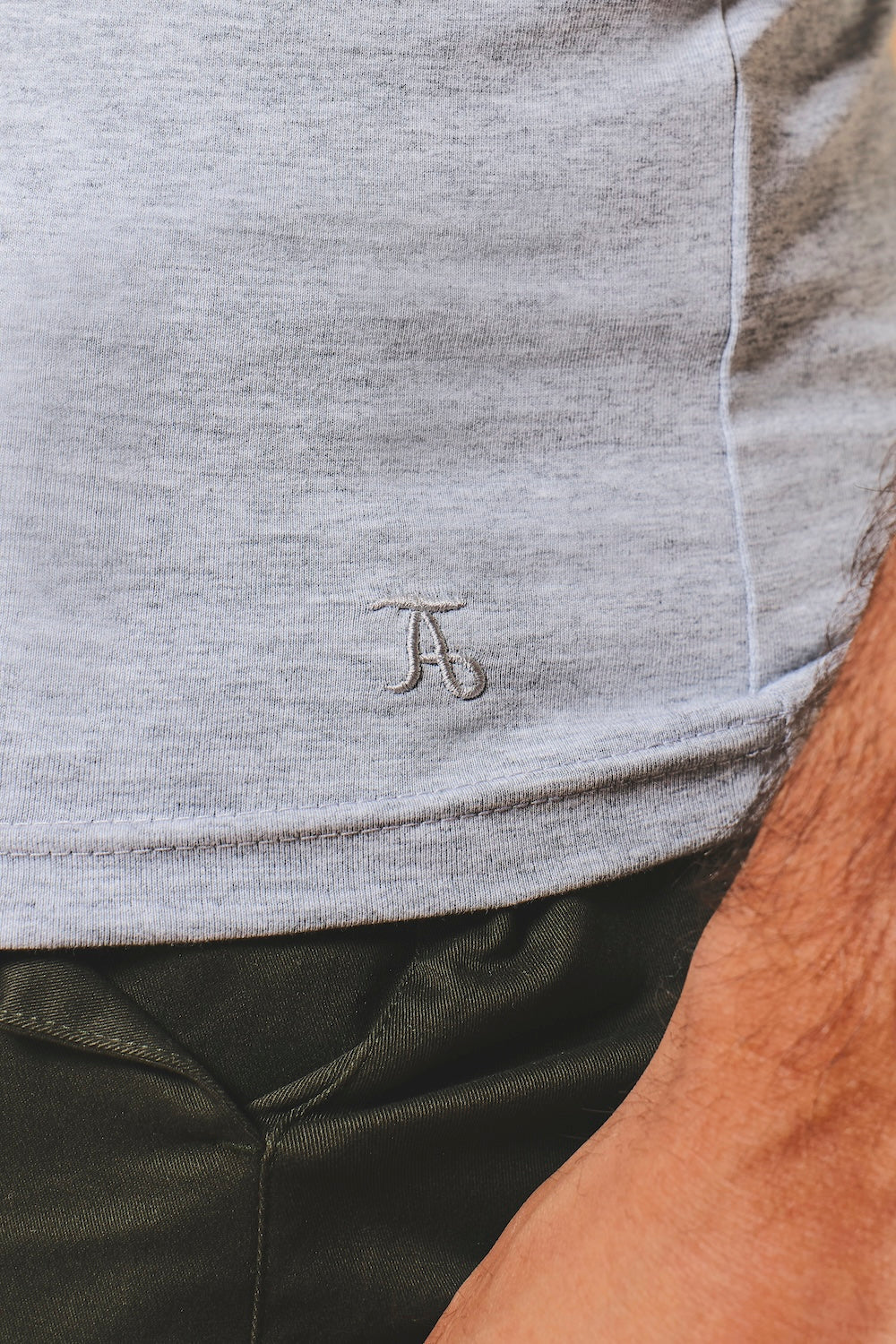 Athletic Fit Tank Top in Grey Marl - TAILORED ATHLETE - USA