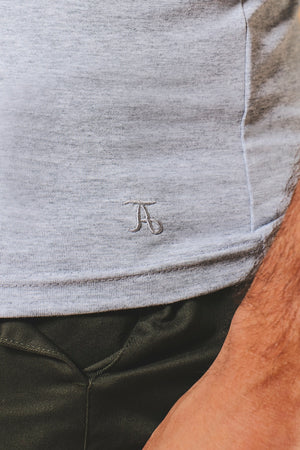 Athletic Fit Tank Top in Grey Marl - TAILORED ATHLETE - USA