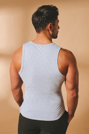 Athletic Fit Tank Top in Grey Marl - TAILORED ATHLETE - USA
