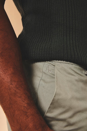Athletic Fit Stretch Chino Shorts 7" in Soft Khaki - TAILORED ATHLETE - USA